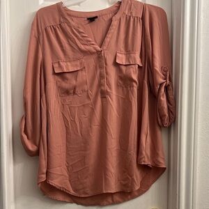 Torrid Dusty Rose Blouse